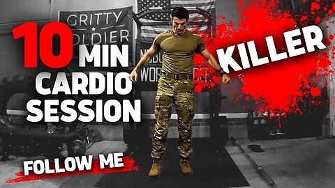 10 Minute KILLER Bodyweight Cardio Session | Fat Burning Workout | HIIT