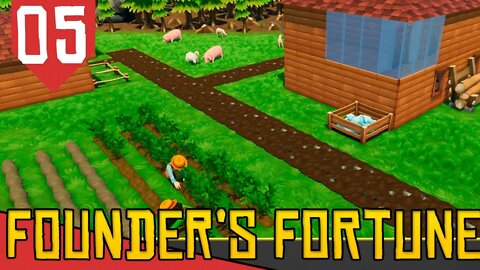 Casas de DOIS ANDARES - Founder's Fortune #05 [Gameplay Português PT-BR]