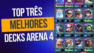 BEST DECK PARA ARENA 4 CLASH ROYALE - TRÊS OPÇÕES