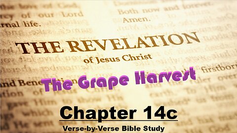 The Revelation of Jesus Christ - Chapter 14c