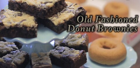 Old Fashioned Donut Brownies