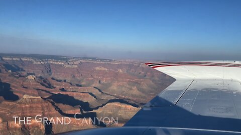 Cessna 310 Over The Grand Canyon