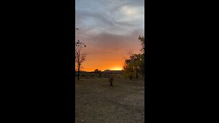 Beautiful Sunset at Writing on Stone Provincial Park