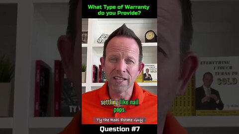 What type of Warranty do you Provide? Best Question for Home Builders #buildingahouse #homebuild