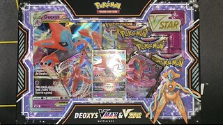 Opening a Pokemon Deoxys VMax & VStar Premium Collection