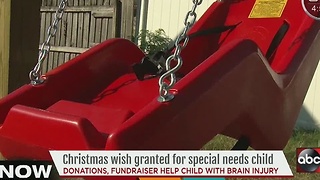 Christmas wish granted for special needs child
