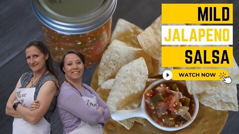 Mild Jalapeno Salsa Recipe | Canning with Wisdom Preserved