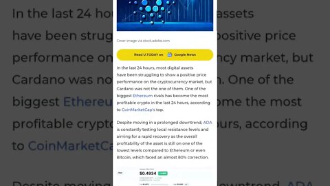 Cardano Getting Attention 👀🔥🚀