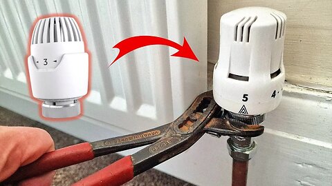 How to Change a Radiator Thermostat in 60 Seconds!