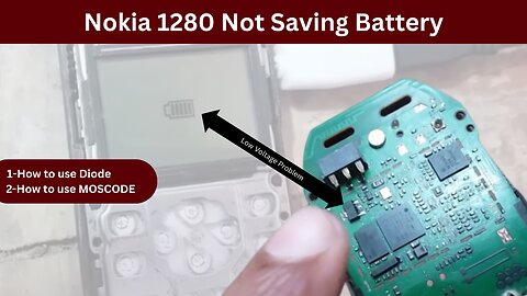 Nokia1280 Not Saving Battery