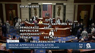 House passes bill to avoid government shutdown, suspend debt limit
