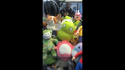 Trying My Luck at this Claw Machine