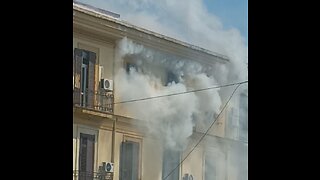 Napoli corso Garibaldi 9 agosto 2023 Incendio abitazione