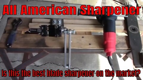 Tool review of the All American Blade Sharpener #mowerservice #mowerrepair #mowerblade #howto #DIY