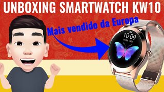 Unboxing e Review do Smartwatch Feminino Mais Vendido na Europa, o KW10 !