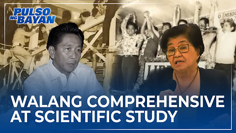 Wala pang comprehensive and scientific study ng 21 years of Ferdinand Marcos’ during Martial Law