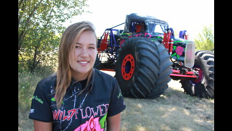 Monster Truck Teen Takes On The Pros
