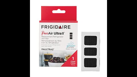 Frigidaire EPTWFU01 Refrigerator Water Filter, 1 Count, White & PAULTRA PureAir Ultra Refrigera...