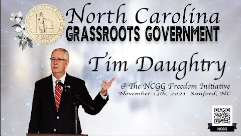 Tim Daughtry in Sanford, NC at The NCGG Freedom Initiative - 11/13/21