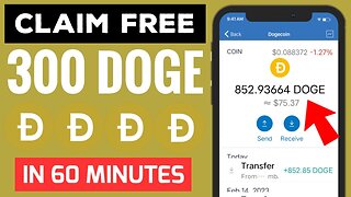 60 Minutes = 300 DOGE! (Step By Step Tutorial) Free Dogecoin Earning Site