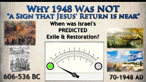 14 Why Israel's 1948 Restoration Was Not a "Sign that Jesus' Return is Very Near"