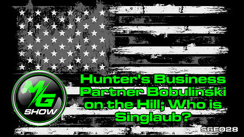 Hunter's Business Partner Bobulinski on the Hill; Who is Singlaub?