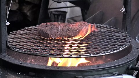 Tri Tip on a Santa Maria Grill for Weber Kettle | Gabby's Grills