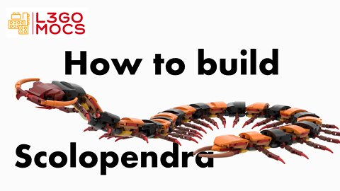 Lego MOC Animals - Scolopendra hardwickei