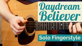 "Daydream Believer" Solo Fingerstyle Guitar Lesson - The Monkees