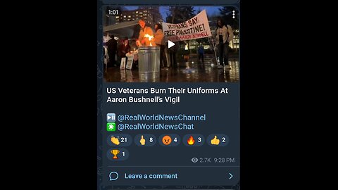 News Shorts: Veterans Burn their Uniform
