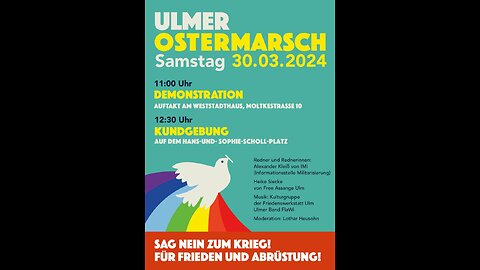 Ostermarsch 2024 in Ulm