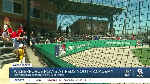 Wilberforce recognizes Jackie Robinson Day, faces fellow HBCU at Reds Youth Academy