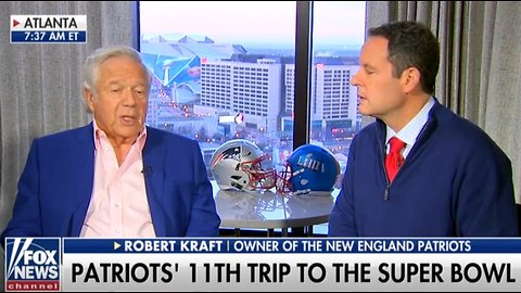 Patriots owner Robert Kraft says Trump is working hard for America