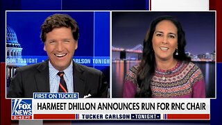 Harmeet Dhillon Announces Campaign for RNC Chair on Tucker Carlson Tonight.