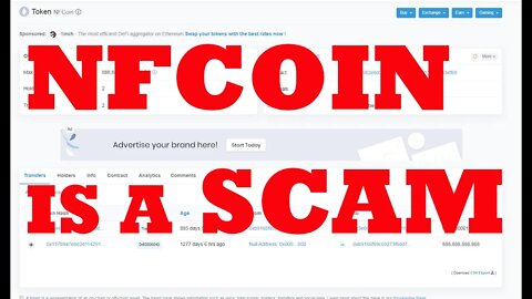 NFCoin is a SCAM