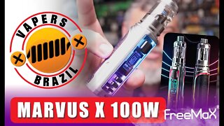 Freemax Marvus X 100W Kit - Gosta de Luz, Achou seu Vape Kit - Review PTBR