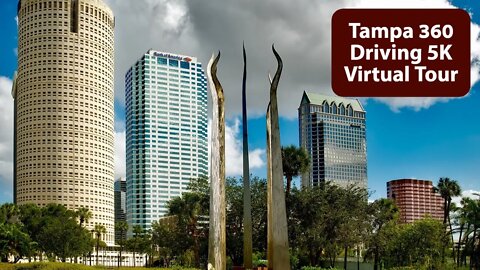 Tampa, Florida Driving Virtual Tour || 360 VR Video || Part - 1