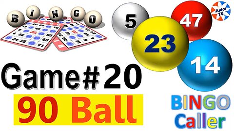 90-Ball Bingo Caller - Game#20 - American English
