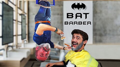 Shave UPSIDE-DOWN! - World's CRAZIEST Barber