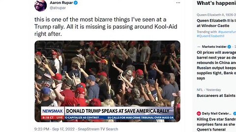 MaGaites worshiping trump. wwg1wga, sheep to the slaughter folks and you don't see it.