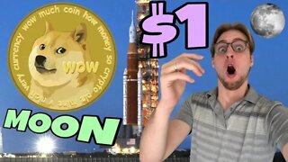 $1 Dogecoin THIS YEAR ~ MAJOR Elon Musk Moon Update ⚠️