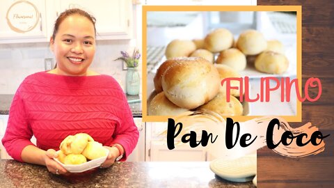 Filipino PAN DE COCO (Coconut Bread)