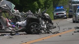 16-year-old girl killed, woman seriously hurt in crash with semi