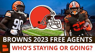 Browns 2023 NFL Free Agents: Who Will The Browns Re-Sign