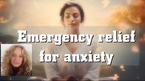 Rapid anxiety relief meditation. Guided meditation. Fast results