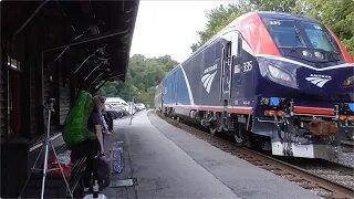 Amtrak Capitol Limited from Harpers Ferry, West Virginia October 6, 2023