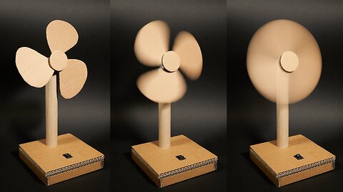 Summer Craft: Table Fan Out of Cardboard at Home - DIY Crafts