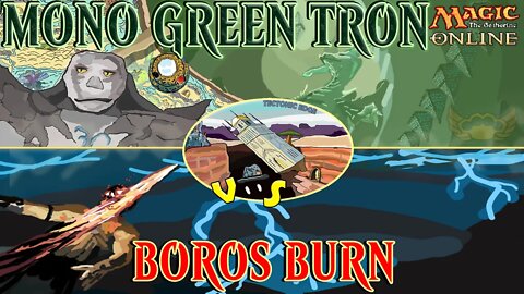Mono Green Tron VS Boros Burn｜A Smashing Result ｜Magic The Gathering Online Modern League Match