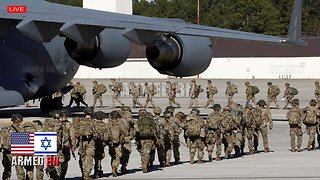High tension!! 10,000 US Army troops arrive at the Saudi Arabian air base