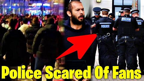 10,000 Andrew Tate Fans SCARED Police In Protest